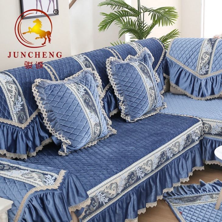 Velvet Sofa Cover Fabric